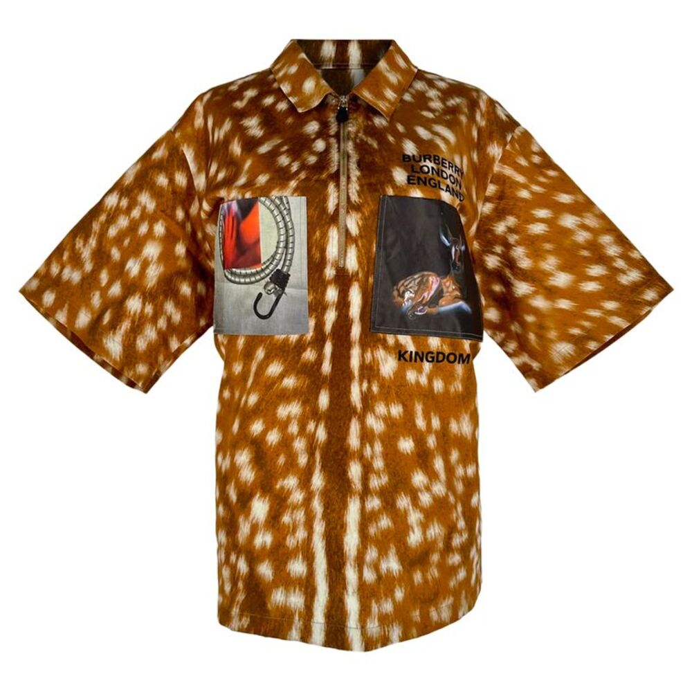 Burberry Bambi Oversized Polo in Multicolor Cotton